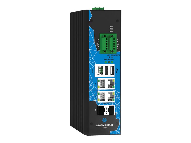 Stormshield SNi20 - Dispositif de sécurité - 1GbE - Tension CC montable sur rail