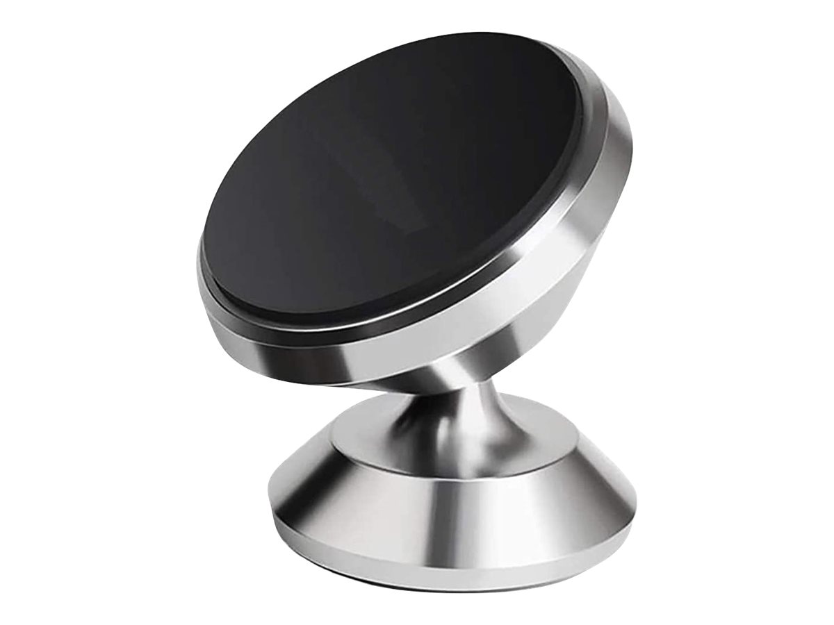 DLH DY-DU4615 - Support pour téléphone portable - support magnétique - gris aluminium