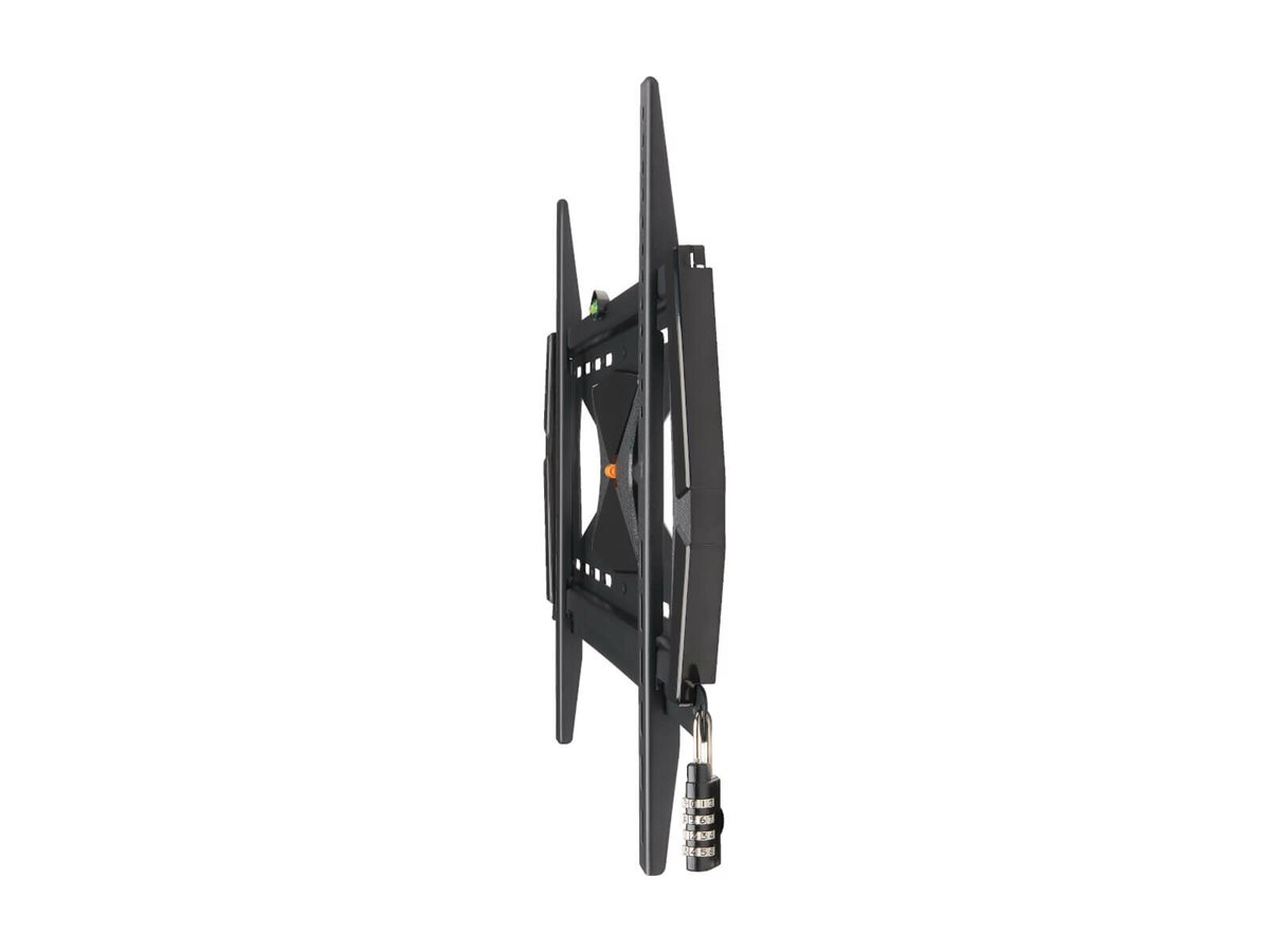 Eaton Tripp Lite Series Heavy-Duty Fixed Security Display TV Wall Mount for 37" to 80" TVs and Monitors, Flat or Curved Screens - Support - pour écran plat - verrouillable - acier - noir - Taille d'écran : 37"-80" - montable sur mur