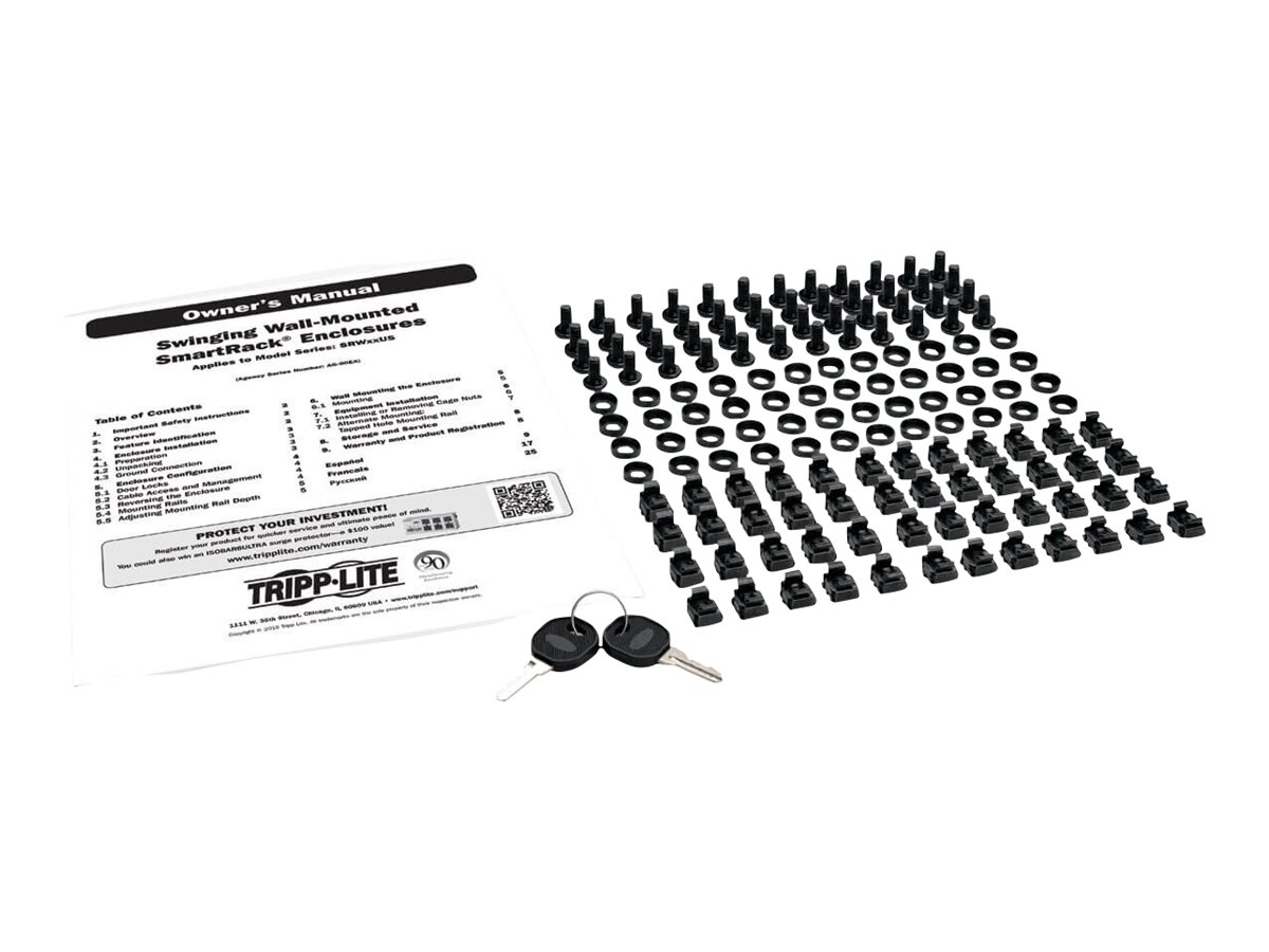 EATON Coffret mural SmartRack 18U,  profondeur 650 mm, panneau arrière articule