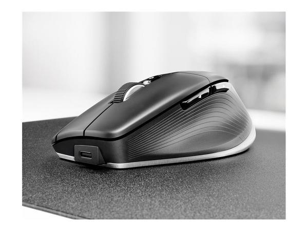 3Dconnexion CadMouse Pro Wireless - Souris - ergonomique - 7 boutons - sans fil - Bluetooth, 2.4 GHz - récepteur sans fil USB