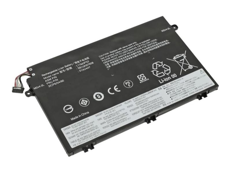 DLH - Batterie de portable (équivalent à : Lenovo 01AV445, Lenovo 01AV446, Lenovo 01AV447, Lenovo 01AV448, Lenovo 5B10W13894, Lenovo L17C3P51, Lenovo L17L3P52, Lenovo L17M3P51, Lenovo L17M3P52, Lenovo L17M3P53, Lenovo SB10K97606, Lenovo SB10K97607, Lenovo