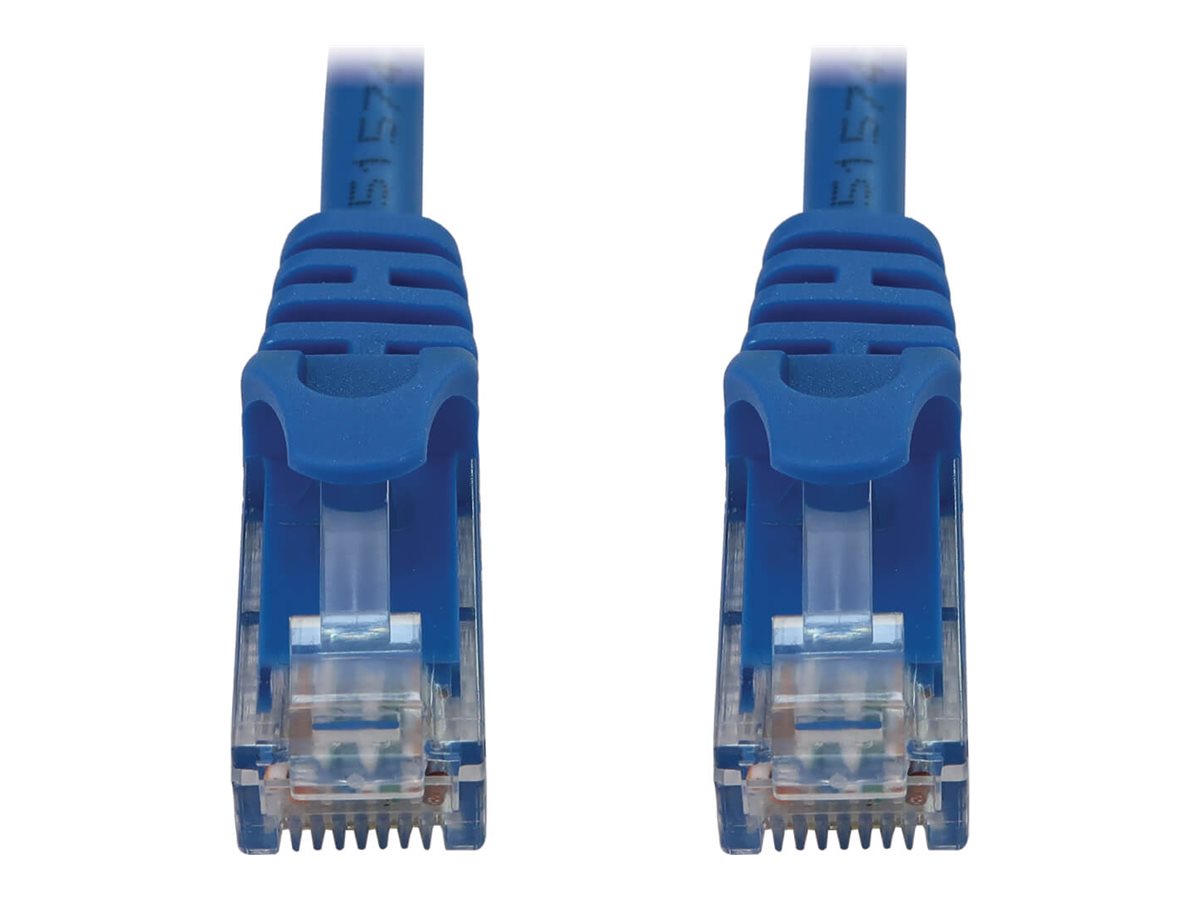 EATON Cat6a 10G Snagless Molded UTP Ethernet Cable (RJ45 M/M), PoE, Blue, 10 ft (31 m)