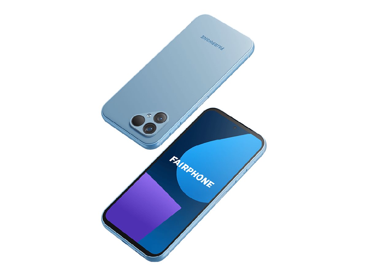 Fairphone 5 - 5G smartphone - double SIM - RAM 8 Go / Mémoire interne 256 Go - microSD slot - écran OEL - 6.46" - 2700 x 1224 pixels (90 Hz) - 2x caméras arrière 50 MP, 50 MP - front camera 50 MP - bleu ciel