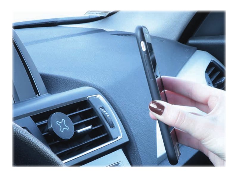 Mobilis U.FIX - Support magnétique pour téléphone portable - noir