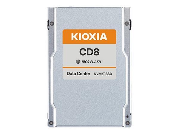KIOXIA CD8 Series KCD8XVUG3T20 - SSD - 3.2 To - interne - 2.5" - PCIe 4.0 x4 (NVMe) - mémoire tampon : 256 Mo