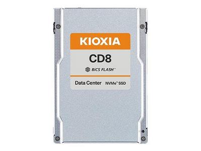 KIOXIA CD8 Series KCD8XVUG3T20 - SSD - 3.2 To - interne - 2.5" - PCIe 4.0 x4 (NVMe) - mémoire tampon : 256 Mo