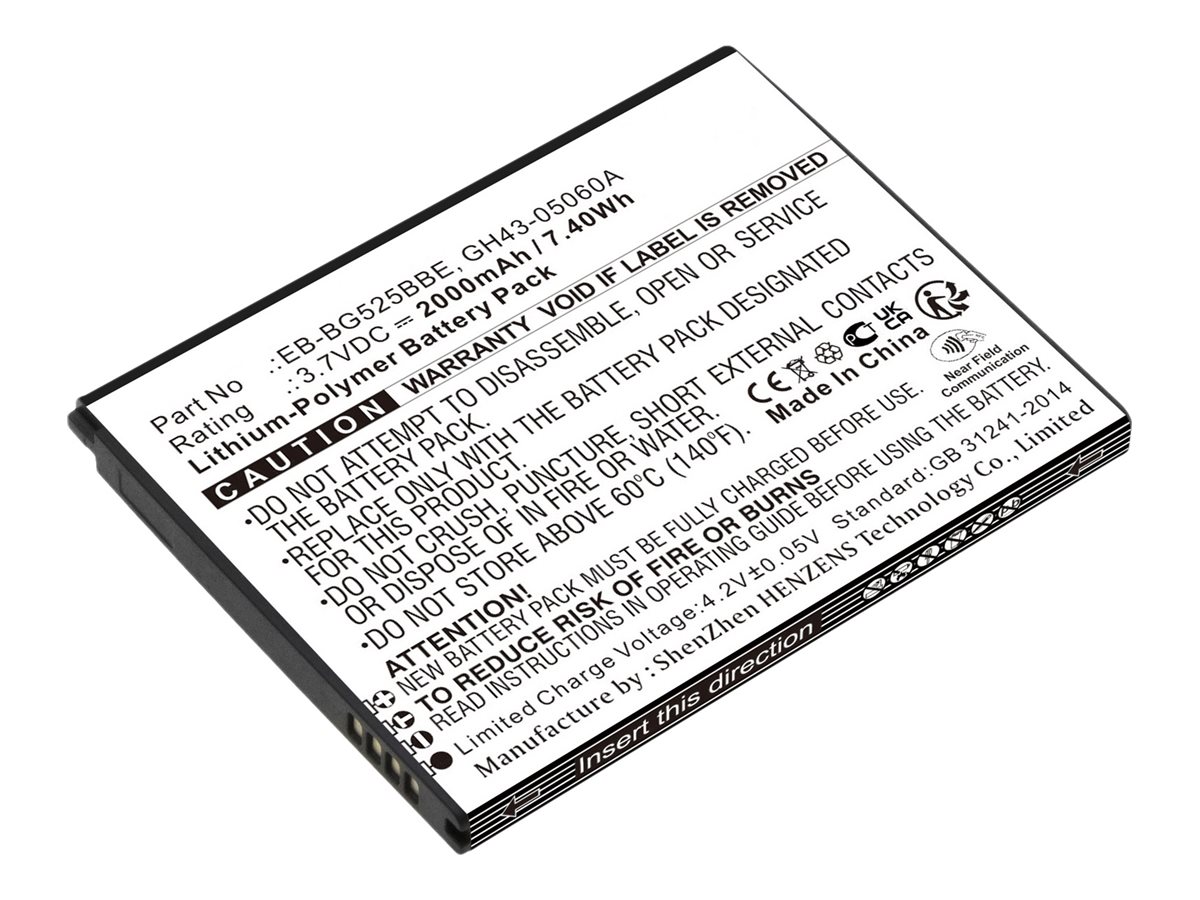DLH Energy - Batterie - Li-pol - 3000 mAh - 12 Wh - pour Samsung Galaxy Xcover 5
