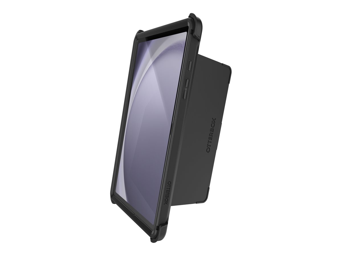 OtterBox Defender Series - Boîtier de protection pour tablette - polycarbonate, caoutchouc synthétique - noir - pour Samsung Galaxy Tab A9+