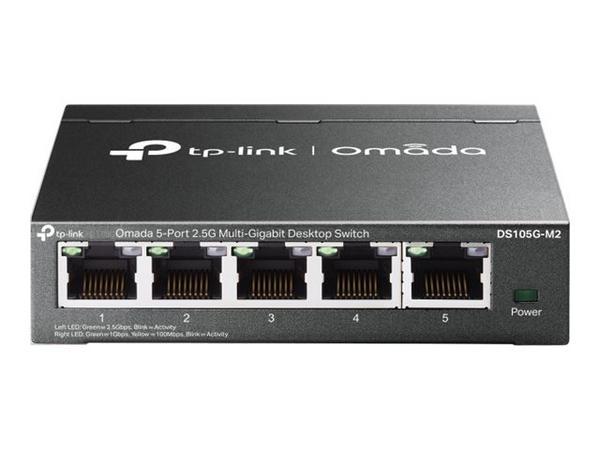 TP-Link Omada DS105G-M2 V1.6 - Commutateur - non géré - 5 x 100/1000/2.5G Base-T - de bureau, fixation murale