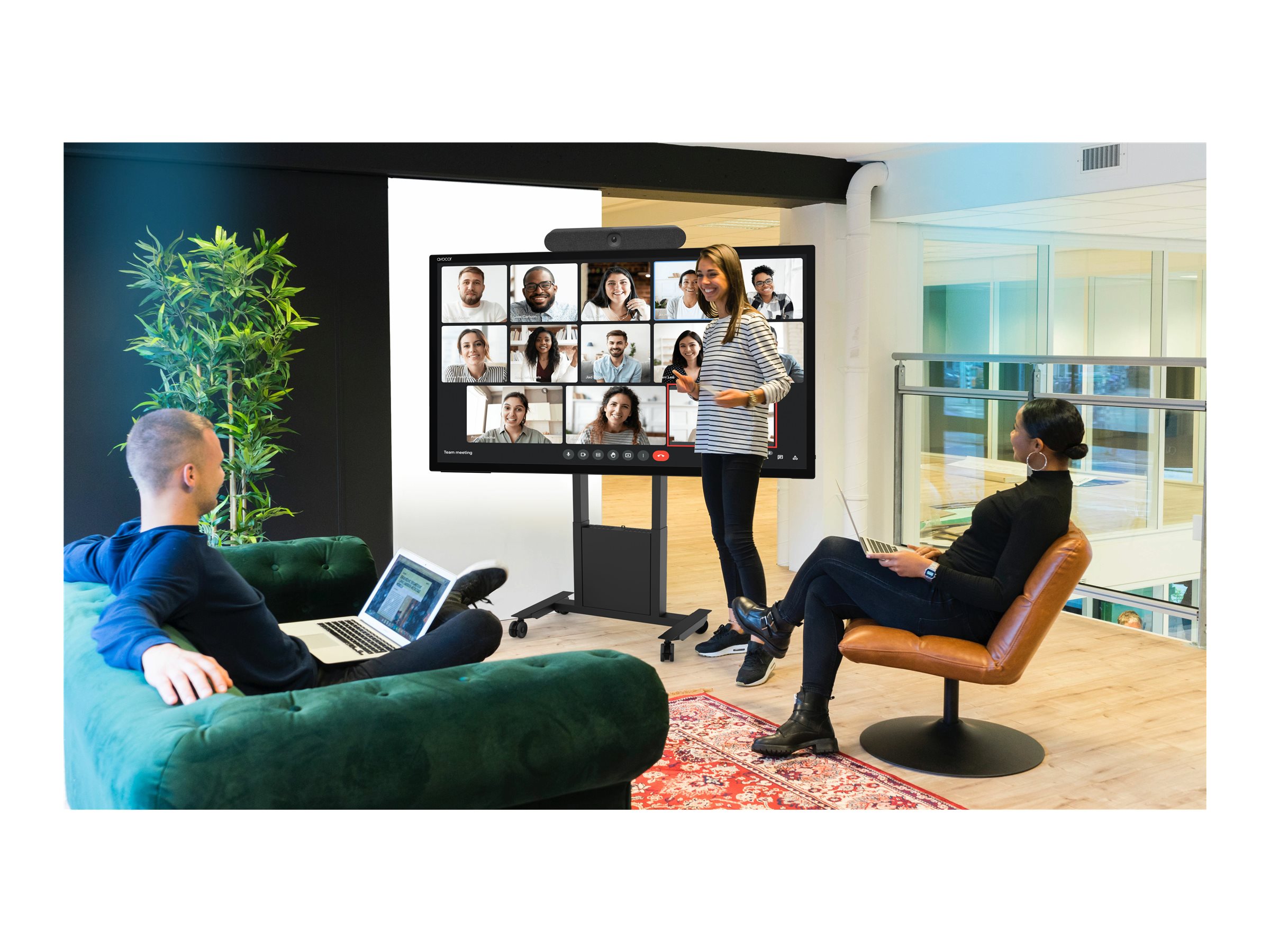 Avocor AVH-6520 - Classe de diagonale 65" H Series écran LCD rétro-éclairé par LED - interactive - avec écran tactile (multi-touches) - 4K UHD (2160p) 3840 x 2160 - LED à éclairage direct