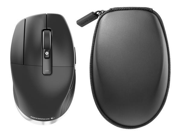 3Dconnexion CadMouse Pro sans fil gauche - Souris - ergonomique - pour gauchers - 7 boutons - sans fil - Bluetooth, 2.4 GHz, USB-C - récepteur sans fil USB