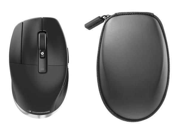 3Dconnexion CadMouse Pro sans fil gauche - Souris - ergonomique - pour gauchers - 7 boutons - sans fil - Bluetooth, 2.4 GHz, USB-C - récepteur sans fil USB
