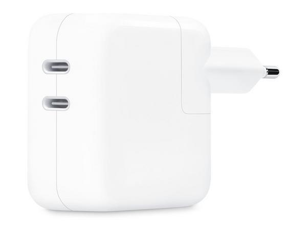 Apple - Adaptateur secteur - 35 Watt - 2 connecteurs de sortie (24 pin USB-C)