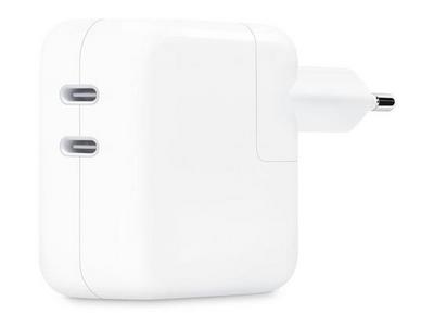 Apple - Adaptateur secteur - 35 Watt - 2 connecteurs de sortie (24 pin USB-C)