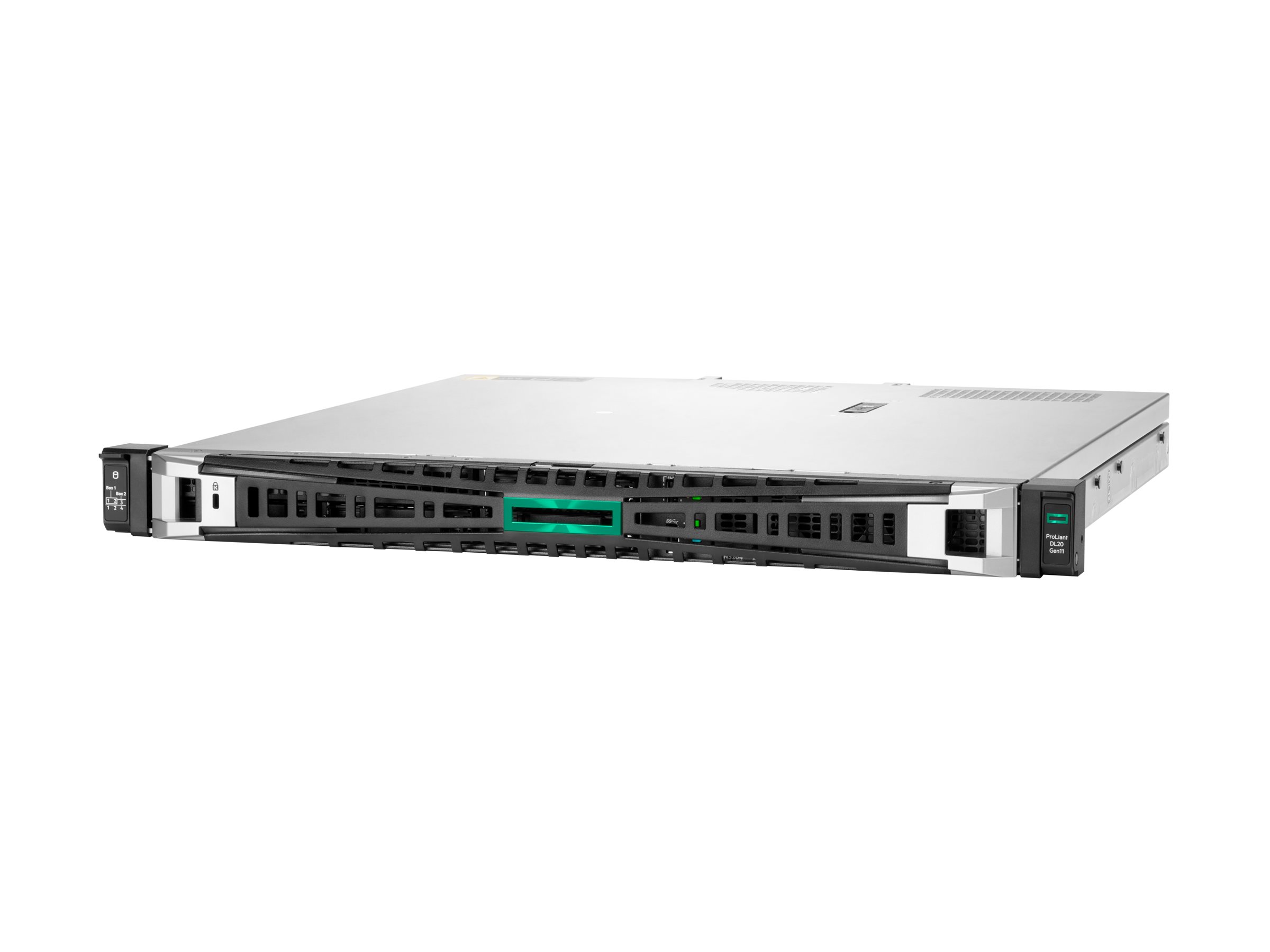 HPE ProLiant DL20 Gen11 | 1x E-2436 2.9GHz 6-core | 1x32GB DDR5 | 4SFF | 2x480GB SATA SSD | 1x800W | TPM - Chassis Intrusion Detection Kit - Bezel Kit & Lock