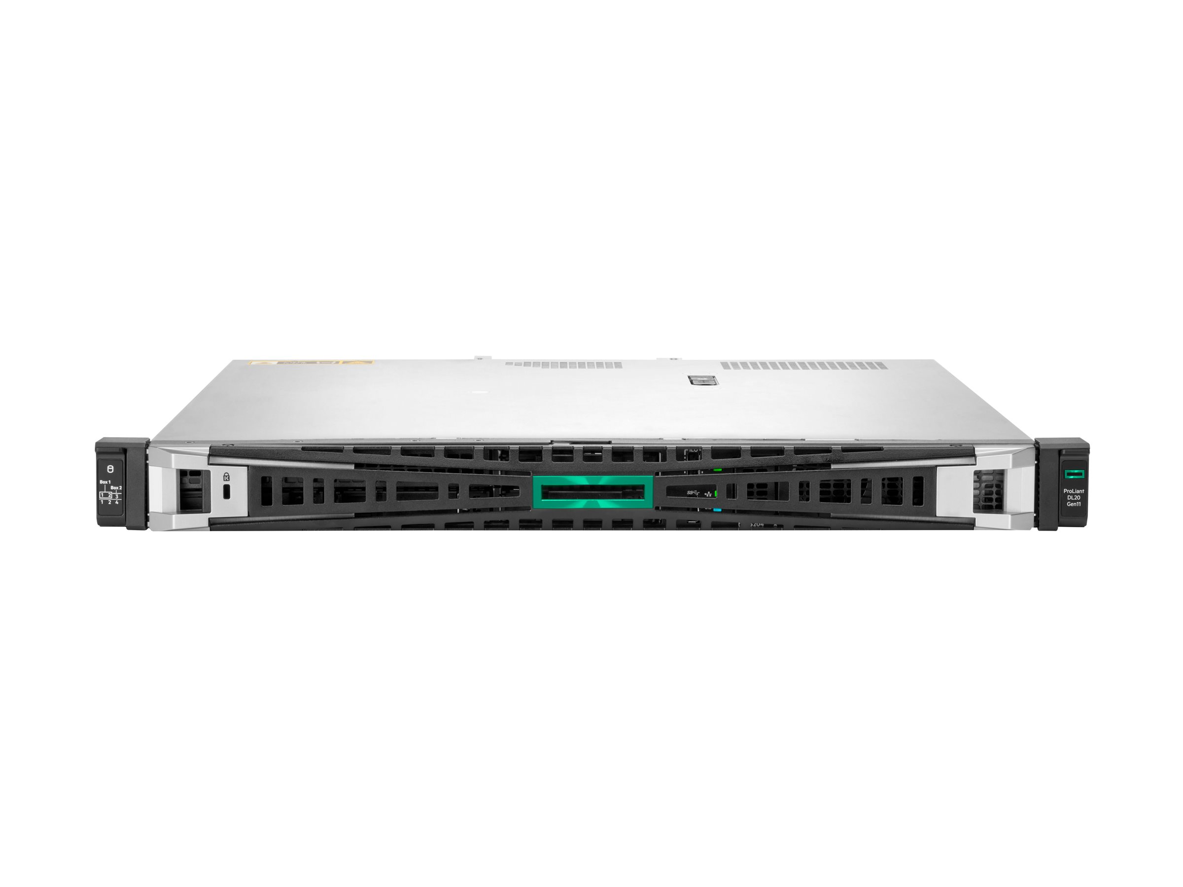 HPE ProLiant DL20 Gen11 | 1x E-2436 2.9GHz 6-core | 1x32GB DDR5 | 4SFF | 2x480GB SATA SSD | 1x800W | TPM - Chassis Intrusion Detection Kit - Bezel Kit & Lock