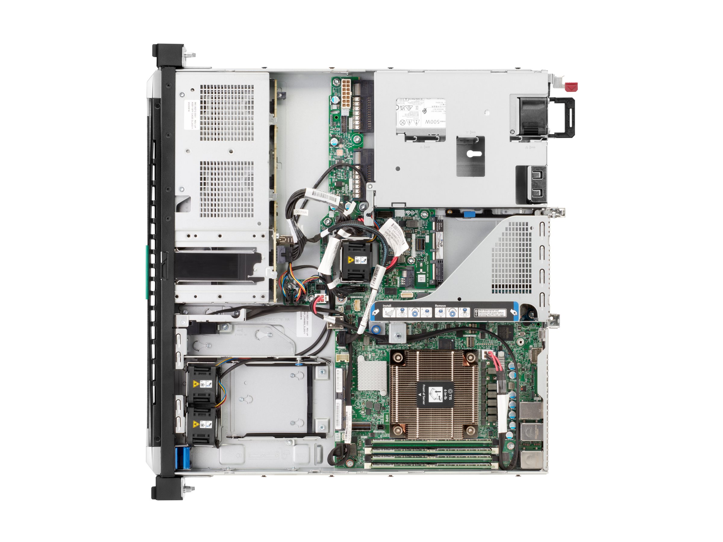 HPE ProLiant DL20 Gen11 | 1x E-2436 2.9GHz 6-core | 1x32GB DDR5 | 4SFF | 2x480GB SATA SSD | 1x800W | TPM - Chassis Intrusion Detection Kit - Bezel Kit & Lock