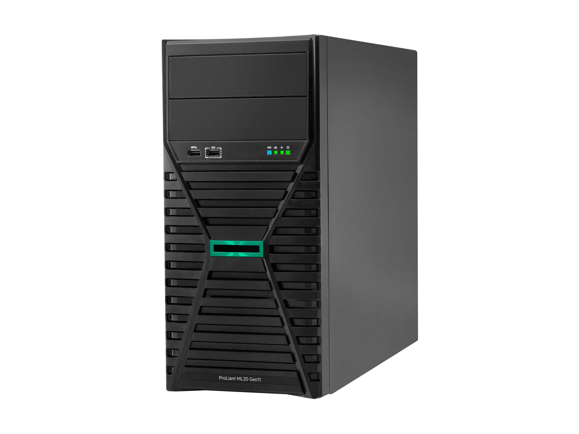 HPE ProLiant ML30 Gen11 | 1xE-2414 2.6GHz 4-core | 1x32GB DDR5 |4LFF | 2x1TB SATA HDD | 1x350W | TPM - Bezel Kit & Lock