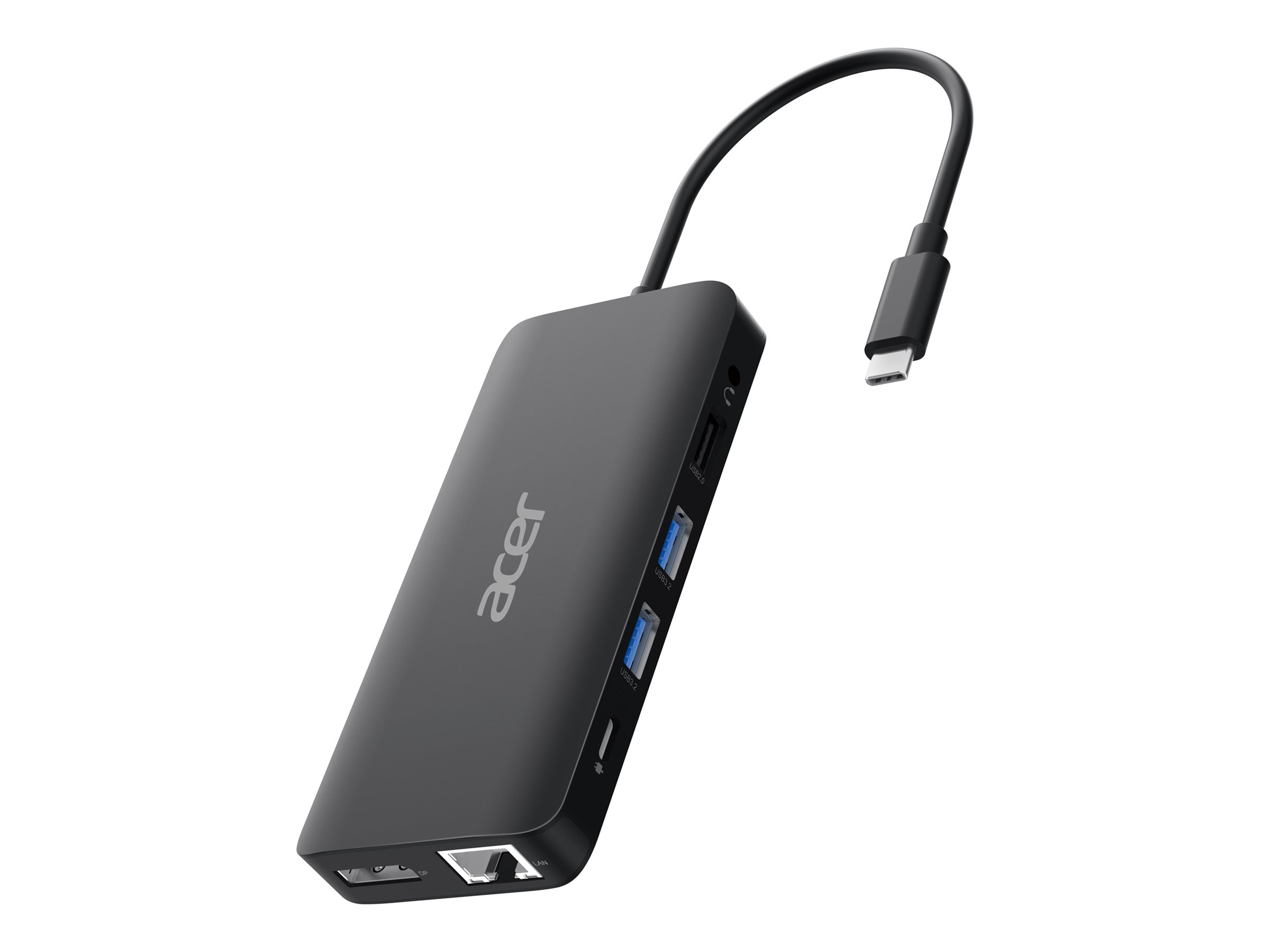 Acer 12-in-1 Type-C Dongle - Station d'accueil - USB-C - 2 x HDMI, DP - 1GbE
