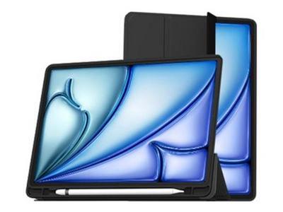 MW SlimSkin - Étui à rabat pour tablette - microfibre - noir - pour Apple 10.9-inch iPad Air, 11-inch iPad Air