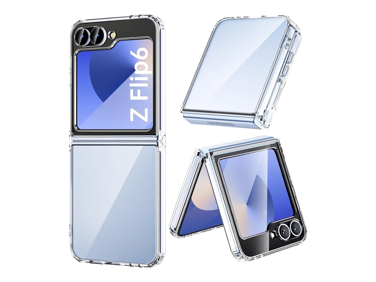 Coque silicone transparente pour SAMSUNG Galaxy Z Flip 6 (SM-F741)