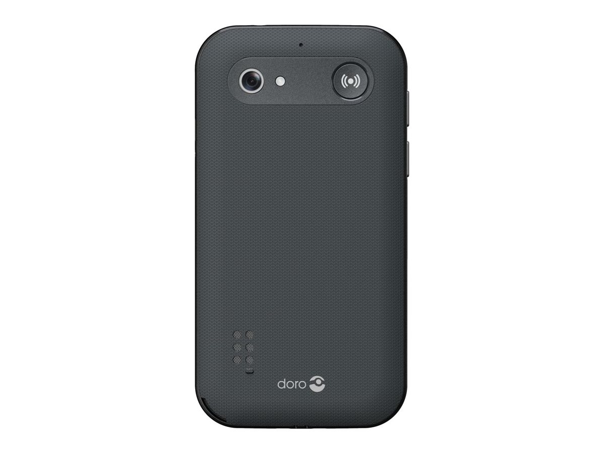 DORO Leva L10 - 4G téléphone de service - RAM 64 Mo / Mémoire interne 128 Mo - microSD slot - écran LCD (TFT) - 320 x 240 pixels (60 Hz) - rear camera 2 MP - noir