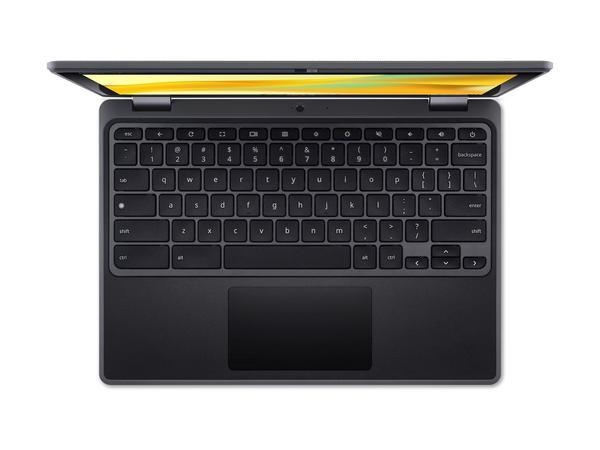 Acer Chromebook Spin 511 R756T-TCO - Conception inclinable - Intel N-series - N100 / jusqu'à 3.4 GHz - Chrome OS (avec mise à niveau de Chrome Education) - UHD Graphics - 8 Go RAM - 32 Go eMMC - 11.6" IPS écran tactile 1366 x 768 (HD) - Wi-Fi 6E - noir -