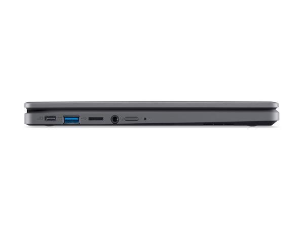 Acer Chromebook Spin 511 R756T-TCO - Conception inclinable - Intel N-series - N100 / jusqu'à 3.4 GHz - Chrome OS (avec mise à niveau de Chrome Education) - UHD Graphics - 8 Go RAM - 32 Go eMMC - 11.6" IPS écran tactile 1366 x 768 (HD) - Wi-Fi 6E - noir -