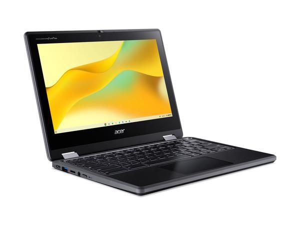 Acer Chromebook Spin 511 R756T-TCO - Conception inclinable - Intel N-series - N100 / jusqu'à 3.4 GHz - Chrome OS (avec mise à niveau de Chrome Education) - UHD Graphics - 8 Go RAM - 32 Go eMMC - 11.6" IPS écran tactile 1366 x 768 (HD) - Wi-Fi 6E - noir -