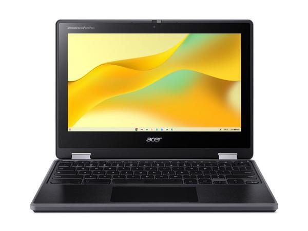 Acer Chromebook Spin 511 R756T-TCO - Conception inclinable - Intel N-series - N100 / jusqu'à 3.4 GHz - Chrome OS (avec mise à niveau de Chrome Education) - UHD Graphics - 8 Go RAM - 32 Go eMMC - 11.6" IPS écran tactile 1366 x 768 (HD) - Wi-Fi 6E - noir -