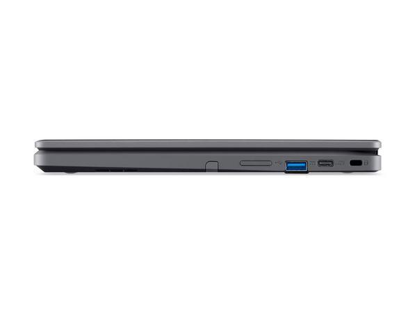 Acer Chromebook Spin 511 R756T-TCO - Conception inclinable - Intel N-series - N100 / jusqu'à 3.4 GHz - Chrome OS (avec mise à niveau de Chrome Education) - UHD Graphics - 8 Go RAM - 32 Go eMMC - 11.6" IPS écran tactile 1366 x 768 (HD) - Wi-Fi 6E - noir -