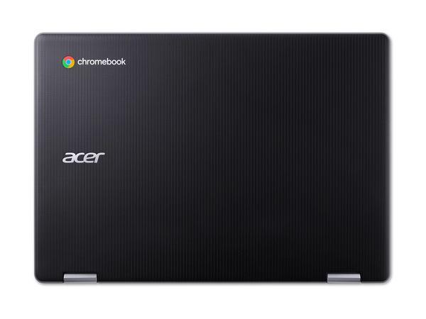 Acer Chromebook Spin 511 R756T-TCO - Conception inclinable - Intel N-series - N100 / jusqu'à 3.4 GHz - Chrome OS (avec mise à niveau de Chrome Education) - UHD Graphics - 8 Go RAM - 32 Go eMMC - 11.6" IPS écran tactile 1366 x 768 (HD) - Wi-Fi 6E - noir -