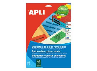 1 Boite de 20 Planches d'étiquettes L99,1xH38,1 mm 280 étiq/boîte, ja