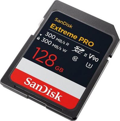 SanDisk Extreme Pro - Carte mémoire flash - 128 Go - Video Class V90 / UHS-II U3 / Class10 - SDXC UHS-II