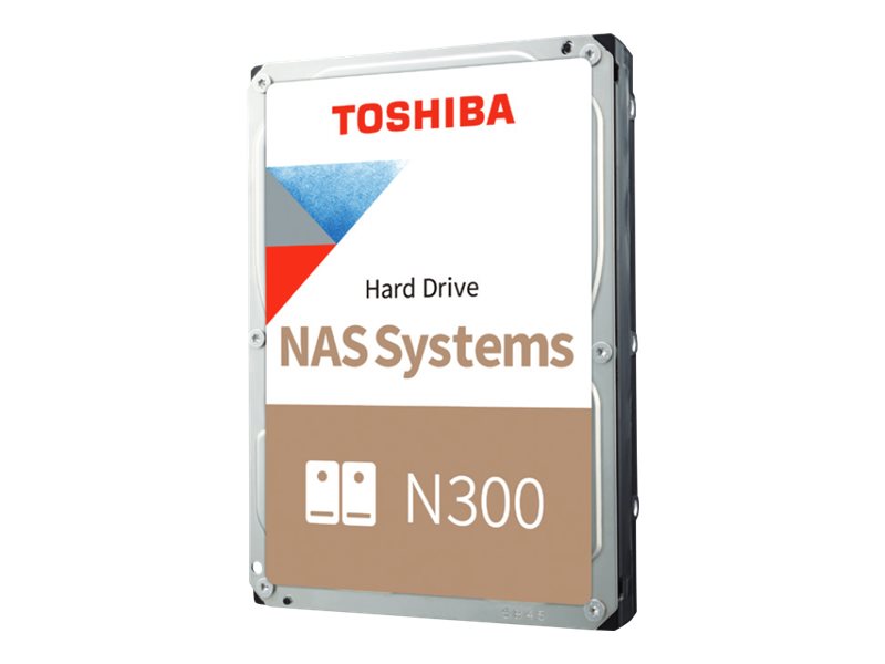 Toshiba N300 NAS MN10ADA10TS - Disque dur - 10 To - interne - 3.5" - SATA 6Gb/s - 7200 tours/min - mémoire tampon : 512 Mo