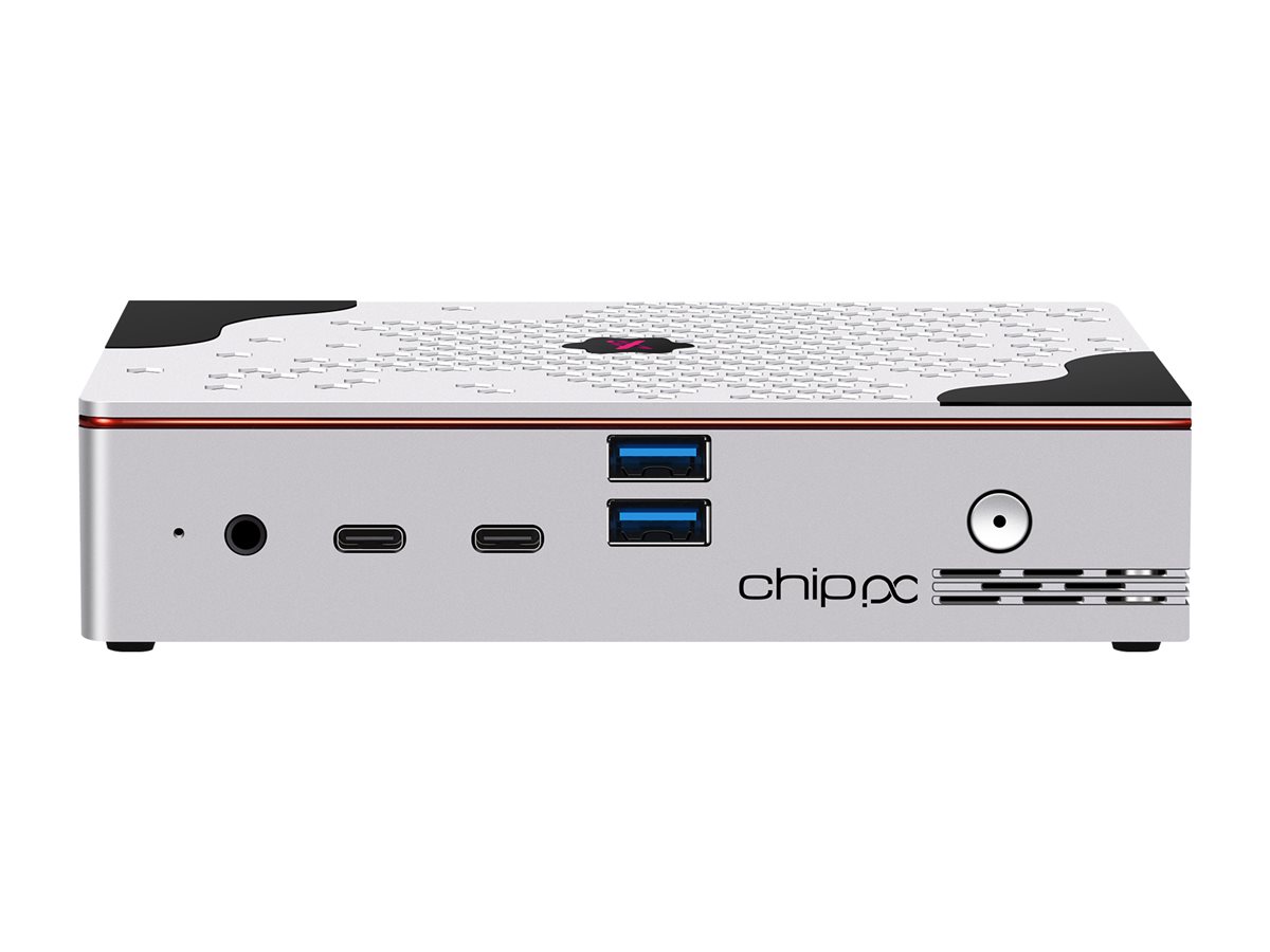 Chip PC iX PC+ - Client léger - mini PC 1 x N-series N100 / jusqu'à 3.4 GHz - RAM 8 Go - flash - eMMC 128 Go - UHD Graphics - Gigabit Ethernet, 2.5 Gigabit Ethernet, IEEE 802.11ax (Wi-Fi 6), Bluetooth 5.2 - ThinX OS - moniteur : aucun