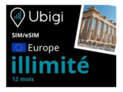 Ubigi propose une carte SIM avec un forfait illimité pendant 12 mois en Europe, idéale pour les professionnels et les voyageurs. Grâce à sa connectivité multi-opérateurs en 4G/5G, Ubigi assure une connexion rapide, fiable et sécurisée, sans dépendre du Wi