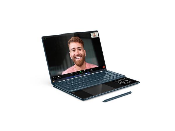Lenovo Yoga Book 9 14IAH10, Intel® Core Ultra 7 255H (E-cores up to 4.40GHz, 24MB), 14" 2.8K Touch, W11H64 FRA, 32.0GB, 1x1TB SSD M.2 2242 PCIe Gen4 TLC, Tidal Teal, Intel® Arc 140T GPU, BT 5.4,Wi-Fi 7 2x2 BE, 5MP IR, 4 Cell Li-Pol 88Wh, 65W, 2CourierCa