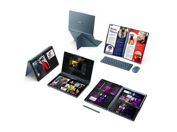 Lenovo Yoga Book 9 14IAH10, Intel® Core Ultra 7 255H (E-cores up to 4.40GHz, 24MB), 14" 2.8K Touch, W11H64 FRA, 32.0GB, 1x1TB SSD M.2 2242 PCIe Gen4 TLC, Tidal Teal, Intel® Arc 140T GPU, BT 5.4,Wi-Fi 7 2x2 BE, 5MP IR, 4 Cell Li-Pol 88Wh, 65W, 2CourierCa