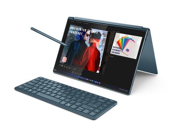 Lenovo Yoga Book 9 14IAH10, Intel® Core Ultra 7 255H (E-cores up to 4.40GHz, 24MB), 14" 2.8K Touch, W11H64 FRA, 32.0GB, 1x1TB SSD M.2 2242 PCIe Gen4 TLC, Tidal Teal, Intel® Arc 140T GPU, BT 5.4,Wi-Fi 7 2x2 BE, 5MP IR, 4 Cell Li-Pol 88Wh, 65W, 2CourierCa