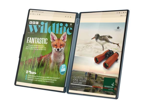 Lenovo Yoga Book 9 14IAH10, Intel® Core Ultra 7 255H (E-cores up to 4.40GHz, 24MB), 14" 2.8K Touch, W11H64 FRA, 32.0GB, 1x1TB SSD M.2 2242 PCIe Gen4 TLC, Tidal Teal, Intel® Arc 140T GPU, BT 5.4,Wi-Fi 7 2x2 BE, 5MP IR, 4 Cell Li-Pol 88Wh, 65W, 2CourierCa