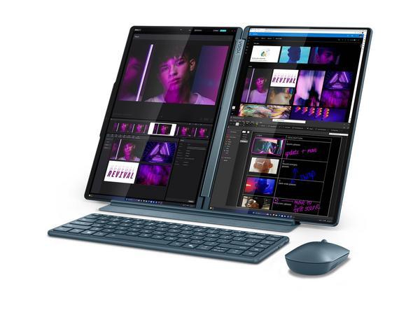 Lenovo Yoga Book 9 14IAH10, Intel® Core Ultra 7 255H (E-cores up to 4.40GHz, 24MB), 14" 2.8K Touch, W11H64 FRA, 32.0GB, 1x1TB SSD M.2 2242 PCIe Gen4 TLC, Tidal Teal, Intel® Arc 140T GPU, BT 5.4,Wi-Fi 7 2x2 BE, 5MP IR, 4 Cell Li-Pol 88Wh, 65W, 2CourierCa