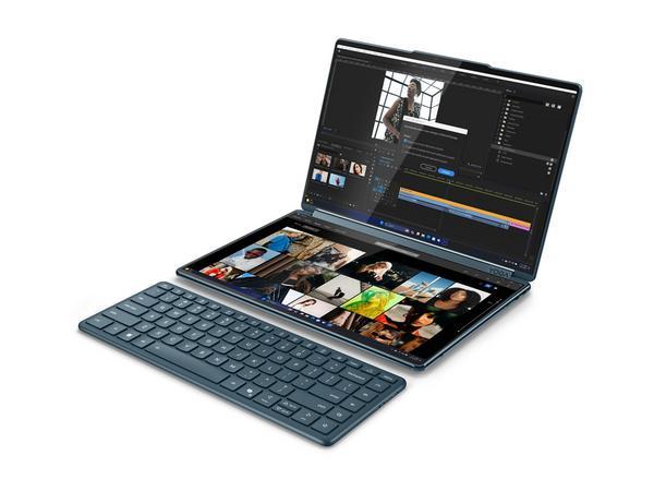 Lenovo Yoga Book 9 14IAH10, Intel® Core Ultra 7 255H (E-cores up to 4.40GHz, 24MB), 14" 2.8K Touch, W11H64 FRA, 32.0GB, 1x1TB SSD M.2 2242 PCIe Gen4 TLC, Tidal Teal, Intel® Arc 140T GPU, BT 5.4,Wi-Fi 7 2x2 BE, 5MP IR, 4 Cell Li-Pol 88Wh, 65W, 2CourierCa