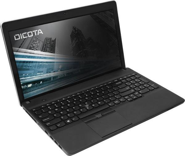DICOTA - Filtre de confidentialité pour ordinateur portable - à double sens - module d'extension/adhésif - largeur 13,3 pouces - noir