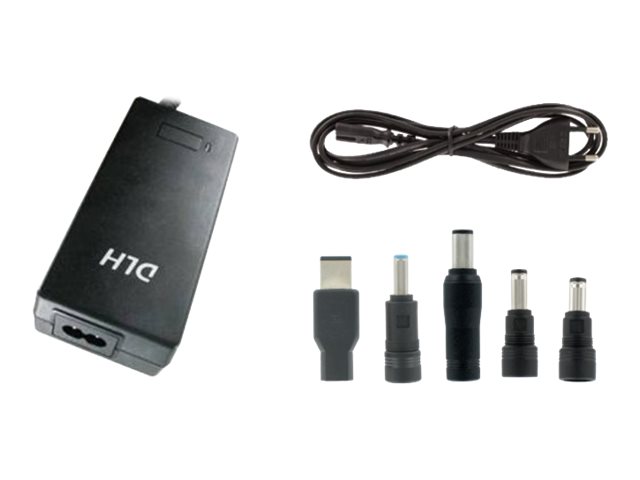 ALIMENTATION SECTEUR 100W UNIVERSELLE. Livré avec 5 connecteurs pour : Lenovo, Asus, HP, Acer, Fujitsu, MSI, Medion, Toshiba, Packard Bell, BenQ, eMachines, Gigabyte. Inclus le programme SOS connecteur en cas de connecteur manquant. Cordon secteur.