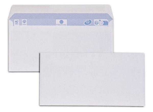 1 Boite de 1000 Enveloppes retour blanches 105x212 75g