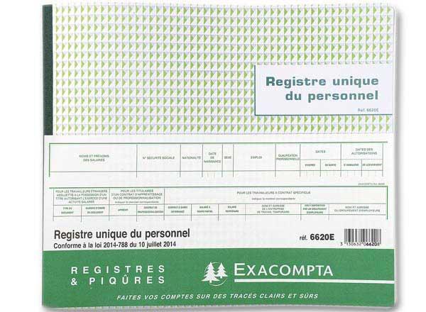 Registre piqure entrée sortie personnel