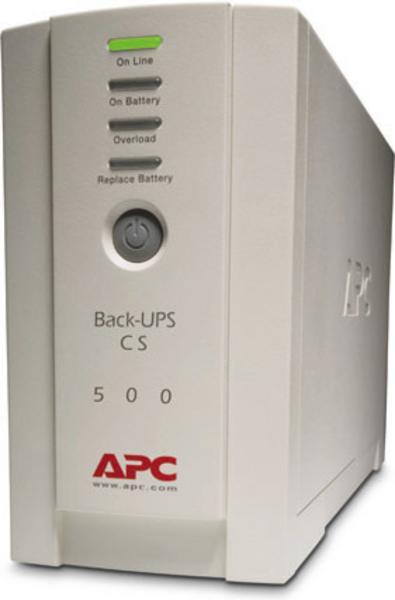 APC Onduleur Back-UPS 500VA - 230V - autonomie 3 min 56