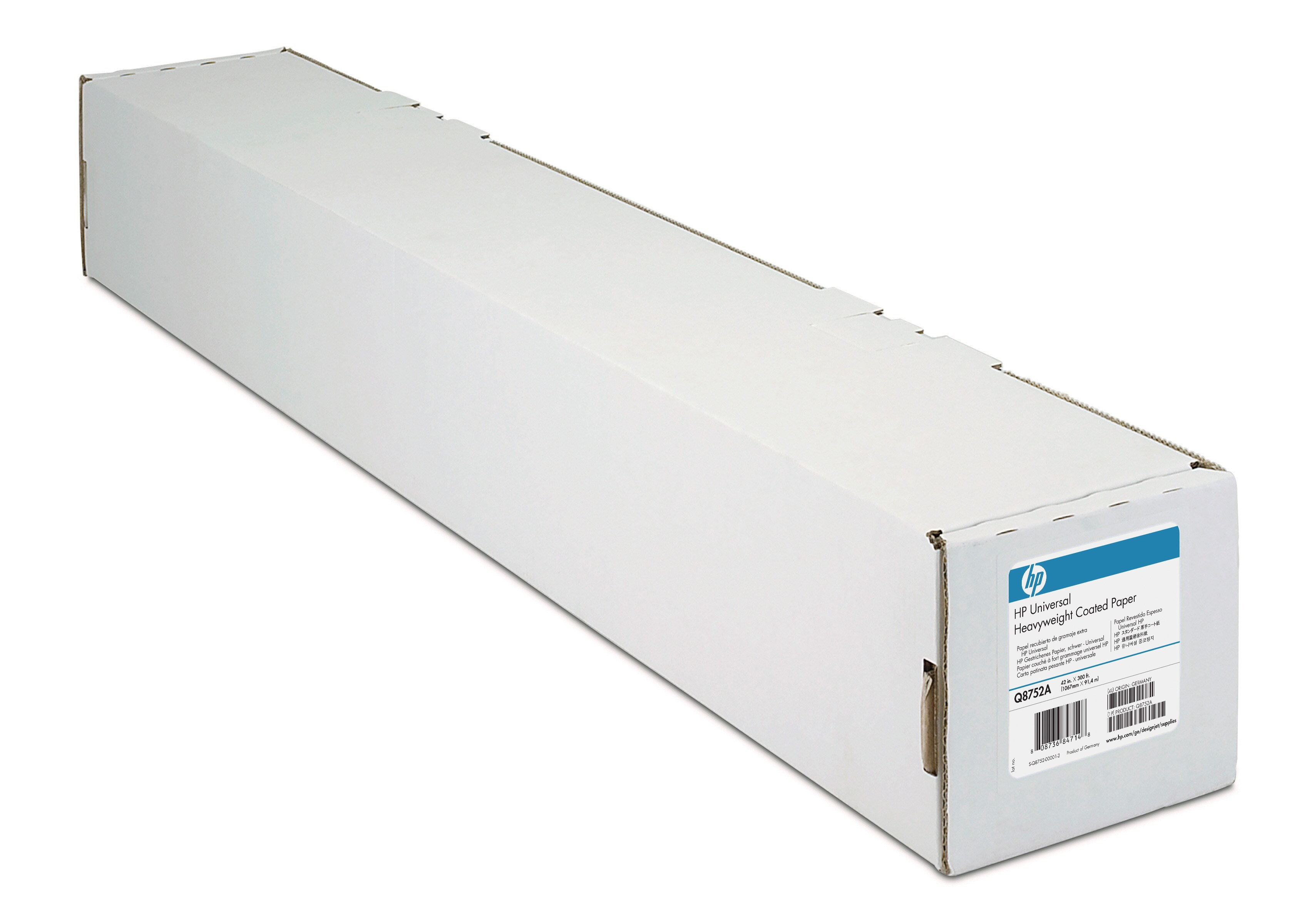 HP COATED  papier blanc inkjet 90g/m2 610mm x 45.7m 1 rouleau pack de 1
